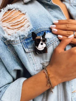 Broszki>Dstreet Broszka DOG BROOCH HY0039