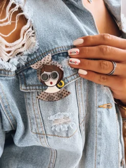 Broszki>Dstreet Broszka DRAMA GIRL HY0038