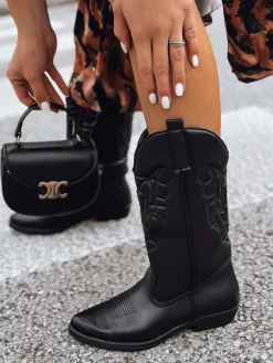 Botki>Dstreet Buty damskie COZY czarne ZY0414