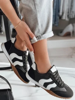 Buty Sportowe|Sneakersy>Dstreet Buty damskie czarny ZY0780