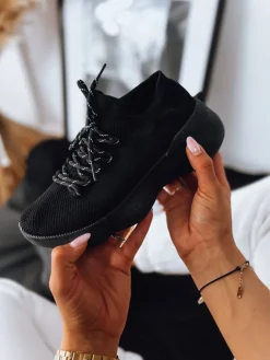 Buty Skarpetkowe|Buty Sportowe>Dstreet Buty damskie KRISTA czarne ZY0307