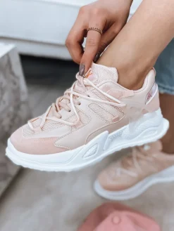 Buty Sportowe|Sneakersy>Dstreet Buty damskie LESI rózowe ZY0113