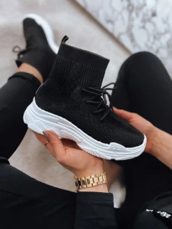 Buty Skarpetkowe>Dstreet Buty damskie NENSY czarne ZY0108