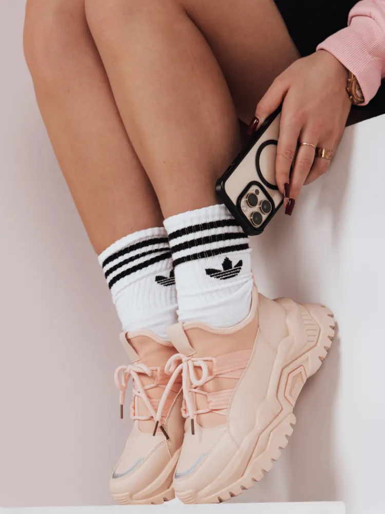 Buty Skarpetkowe|Buty Sportowe>Dstreet Buty damskie TONIS różowe ZY0124