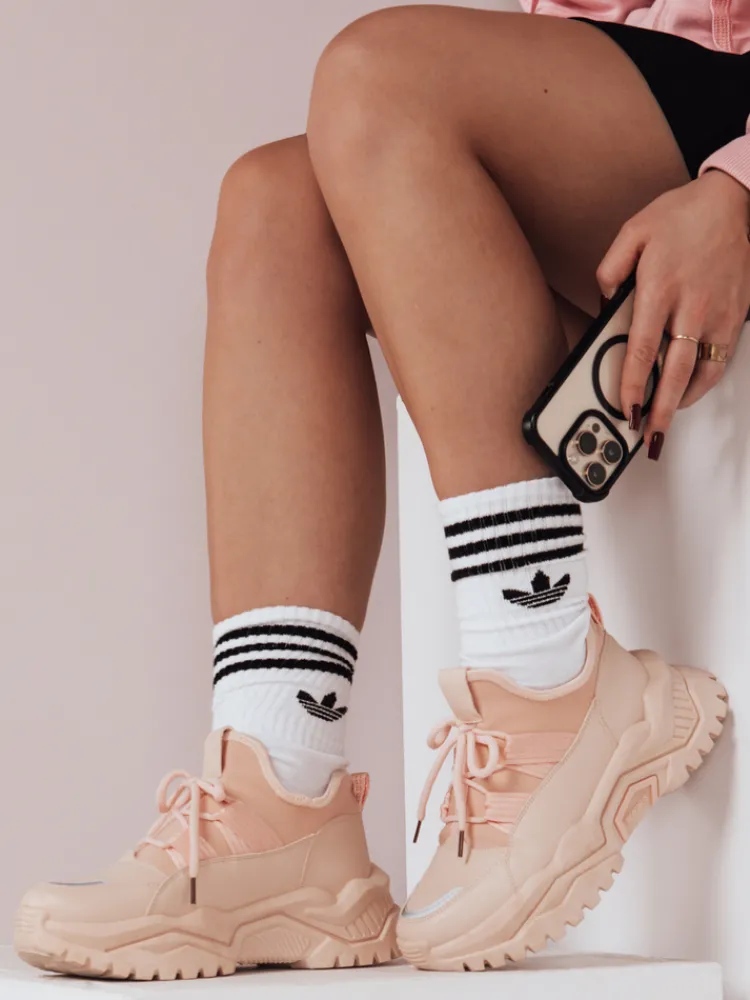 Buty Skarpetkowe|Buty Sportowe>Dstreet Buty damskie TONIS różowe ZY0124