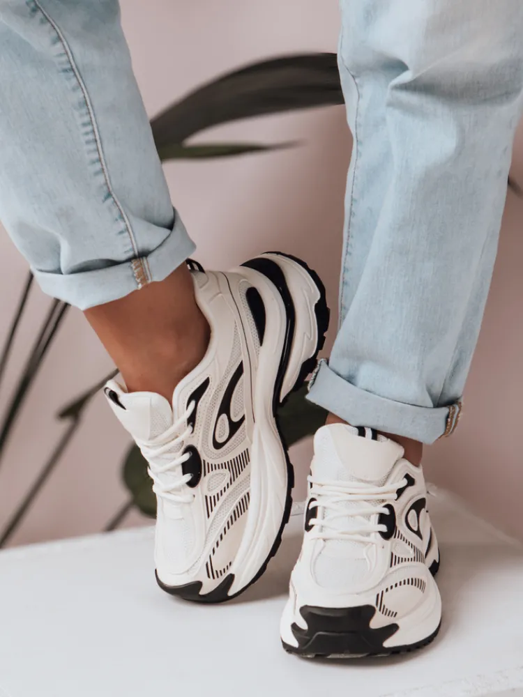 Buty Sportowe|Sneakersy>Dstreet Buty sportowe damskie na platformie AIRBOOS czarne ZY0612