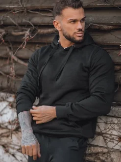 Komplety Dresowe Męskie>Dstreet Dres męski czarny AX0736