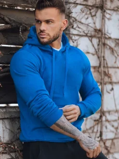 Komplety Dresowe Męskie>Dstreet Dres męski niebiesko-czarny AX0746