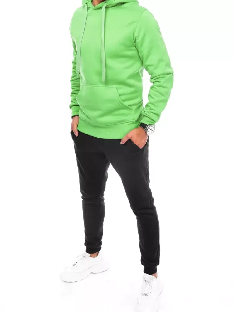 Komplety Dresowe Męskie>Dstreet Dres męski zielono-czarny AX0646