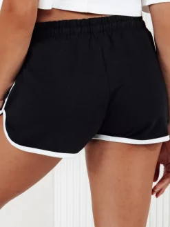 Spodenki Damskie>Dstreet Dresowe krótkie spodenki damskie TOP SPORT czarne SY0407