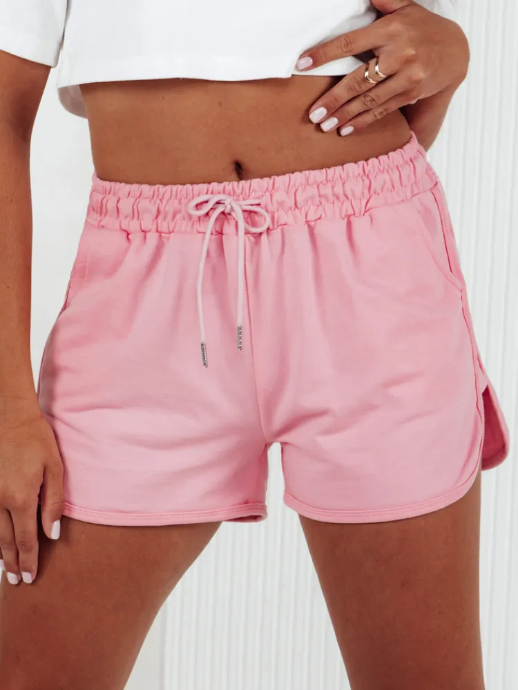 Spodenki Damskie>Dstreet Dresowe krótkie spodenki damskie GO SPORT różowe SY0411