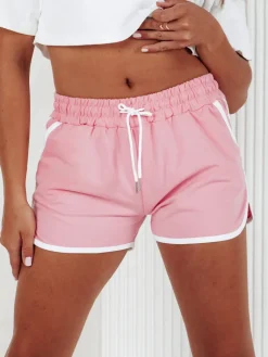 Spodenki Damskie>Dstreet Dresowe krótkie spodenki damskie TOP SPORT różowe SY0412