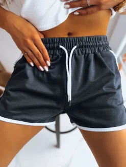 Spodenki Damskie>Dstreet Dresowe spodenki damskie TOP SPORT granatowe SY0325