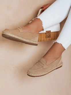 Espadryle>Dstreet Espadryle damskie JUDANA beżowe ZY0630