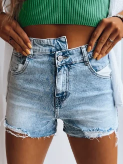 Spodenki Damskie>Dstreet Jeansowe spodenki damskie SEA BREEZE niebieskie SY0313