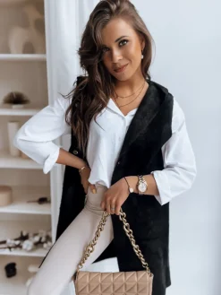 Kamizelki Damskie>Dstreet Kamizelka damska ARTEMI czarna TY3668