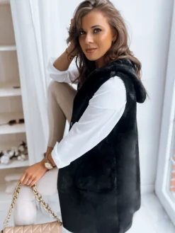 Kamizelki Damskie>Dstreet Kamizelka damska ARTEMI czarna TY3668