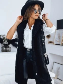 Kamizelki Damskie>Dstreet Kamizelka damska BALLA czarna TY3199