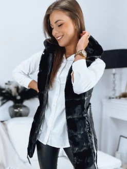 Kamizelki Damskie>Dstreet Kamizelka damska KAMILLA czarna TY3330