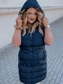 Kamizelki Damskie>Dstreet Kamizelka damska KERIS granatowa TY2926