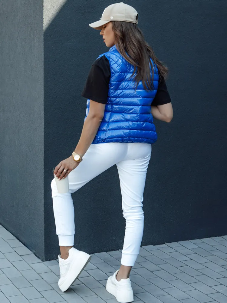 Kamizelki Damskie>Dstreet Kamizelka damska krótka pikowana WIANO niebieska TY4522