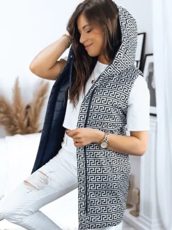 Kamizelki Damskie>Dstreet Kamizelka damska MARIK granatowa TY3416