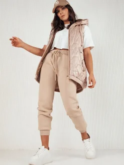 Kamizelki Damskie>Dstreet Kamizelka damska pikowana COLINE złota TY4117