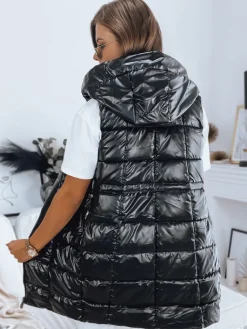 Kamizelki Damskie>Dstreet Kamizelka damska pikowana LUCI czarna TY3155