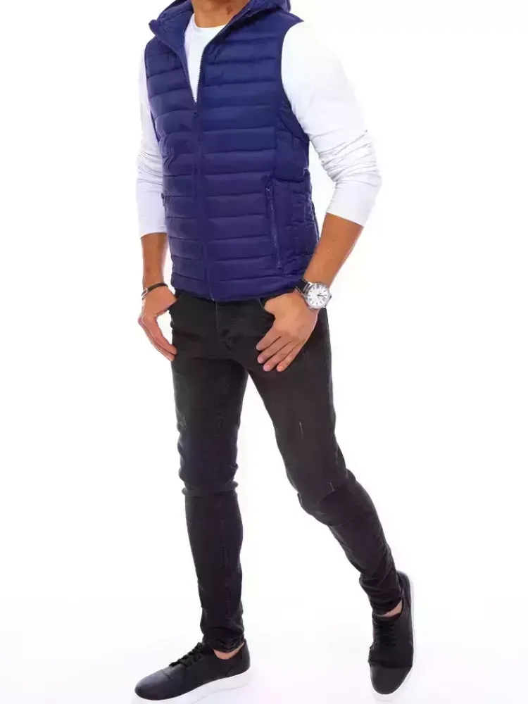 Kamizelki Męskie|Kurtki Męskie>Dstreet Kamizelka męska ciemnogranatowa TX3938