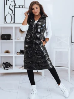 Kamizelki Damskie>Dstreet Kamizelka pikowana damska GANTINI czarna TY2014