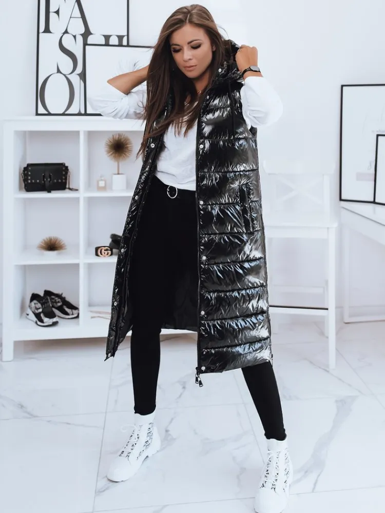 Kamizelki Damskie>Dstreet Kamizelka pikowana damska GANTINI czarna TY2014