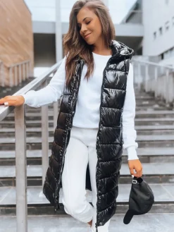 Kamizelki Damskie>Dstreet Kamizelka pikowana damska GANTINI czarna TY3739