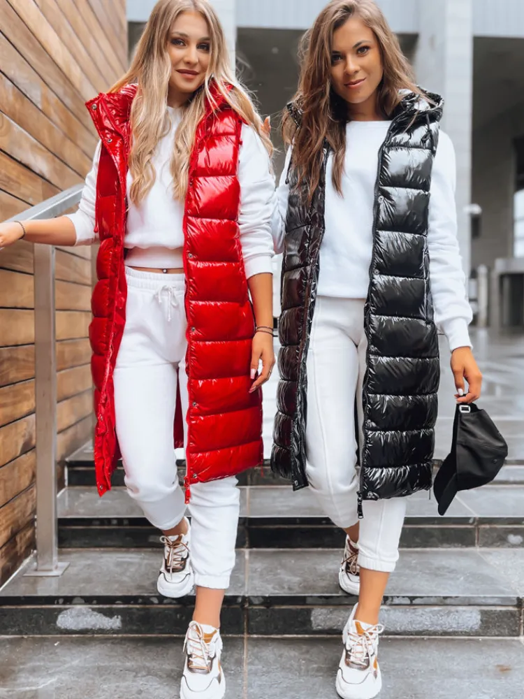 Kamizelki Damskie>Dstreet Kamizelka pikowana damska GANTINI czarna TY3739