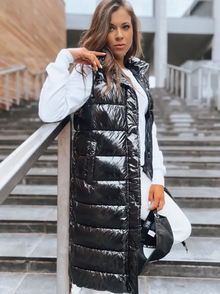 Kamizelki Damskie>Dstreet Kamizelka pikowana damska GANTINI czarna TY3739