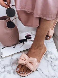 Klapki>Dstreet Klapki damskie BRANDY różowe ZY0163