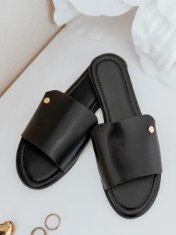 Klapki>Dstreet Klapki damskie CHICBASE czarne ZY0939