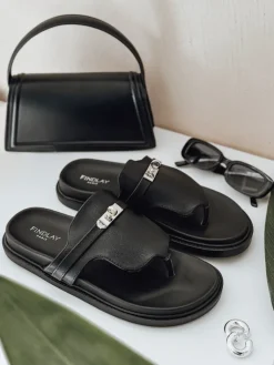 Klapki>Dstreet Klapki damskie CHICWALK czarne ZY0950