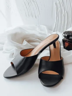 Klapki>Dstreet Klapki damskie DORIMI czarne ZY0973