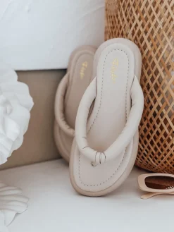 Klapki>Dstreet Klapki damskie EASYDAY beżowe ZY0992