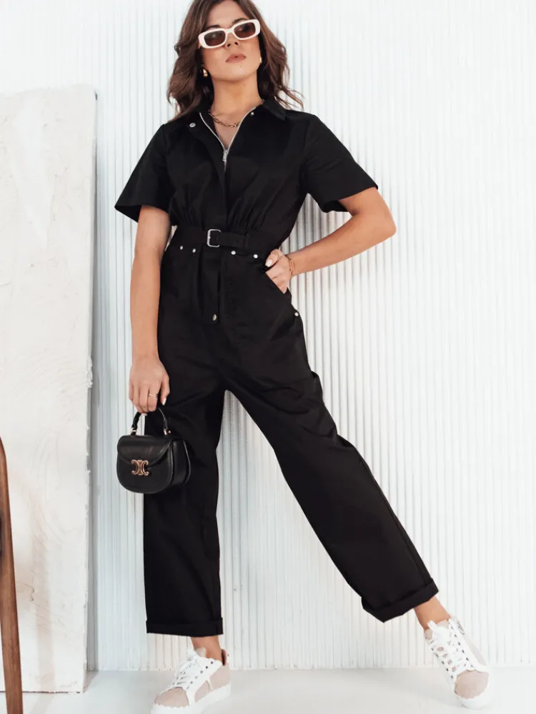 Kombinezony Damskie>Dstreet Kombinezon FAYSOL czarny EY2456