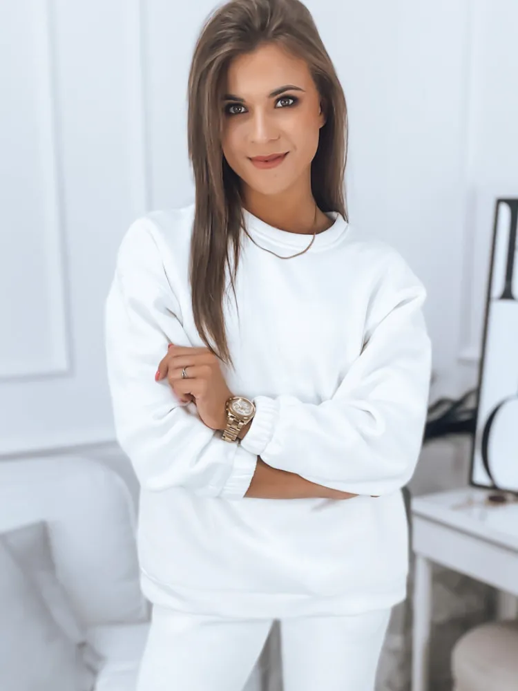 Komplety Dresowe Damskie>Dstreet Komplet damski dresowy ARIELLA PREMIUM biały AY0727