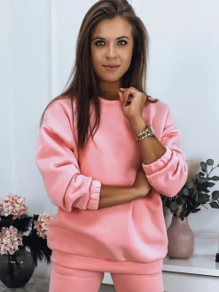 Komplety Dresowe Damskie>Dstreet Komplet damski dresowy ARIELLA PREMIUM różowy AY0733
