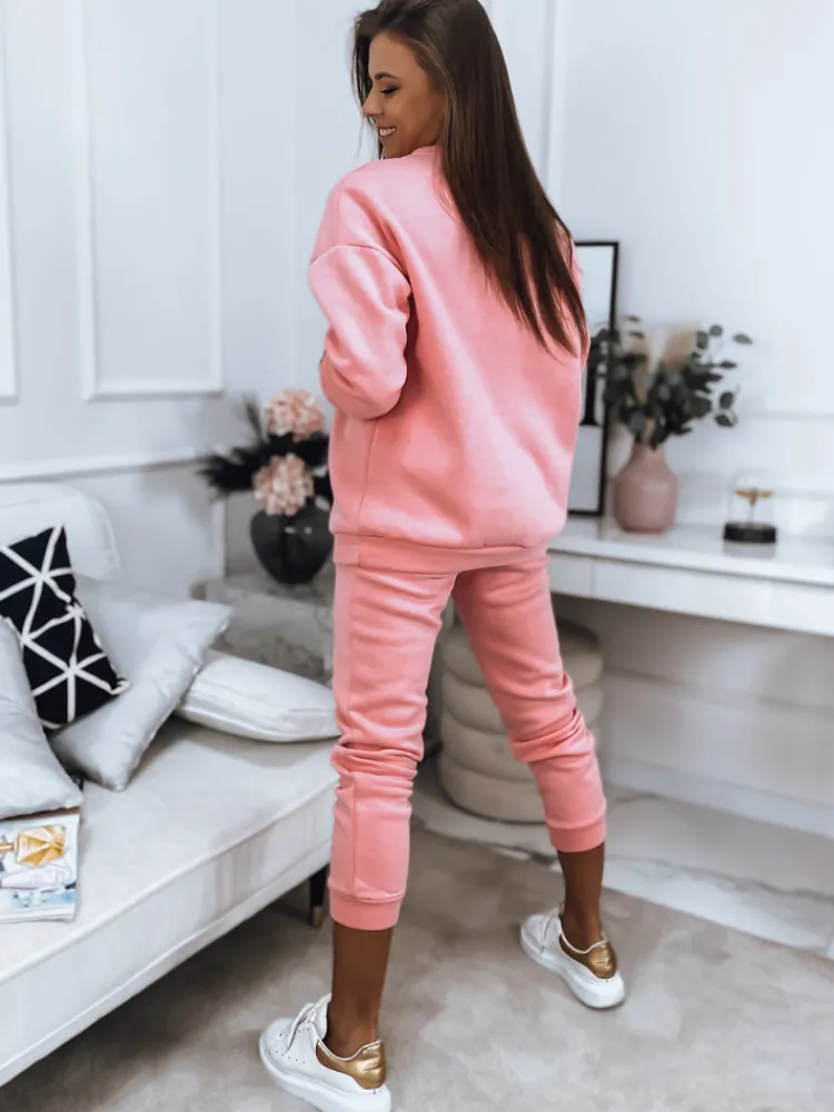 Komplety Dresowe Damskie>Dstreet Komplet damski dresowy ARIELLA PREMIUM różowy AY0733