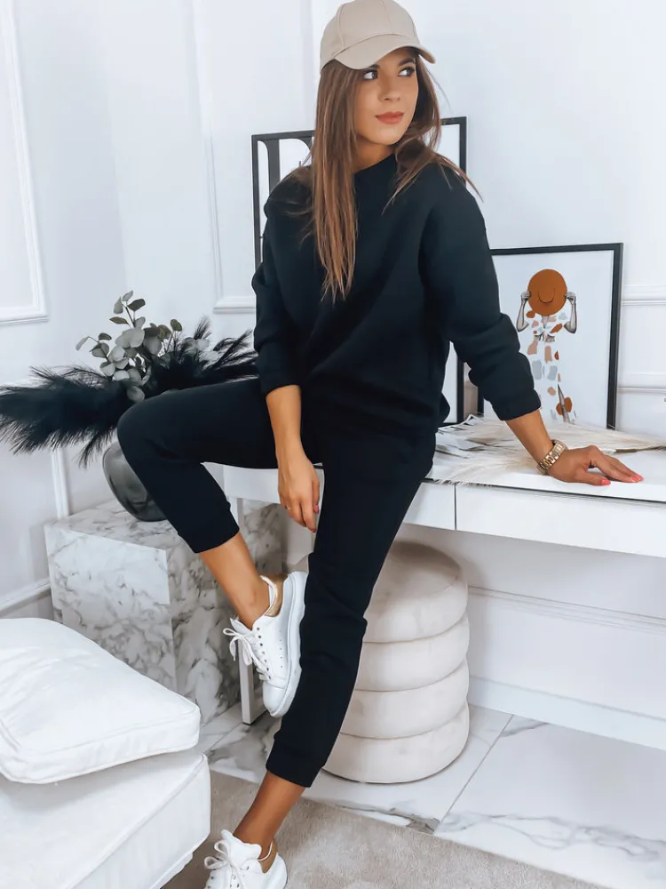 Komplety Dresowe Damskie>Dstreet Komplet damski dresowy ARIELLA PREMIUM czarny AY0731