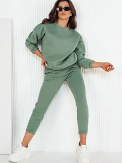 Komplety Dresowe Damskie>Dstreet Komplet damski dresowy ARIELLA PREMIUM miętowy AY0779