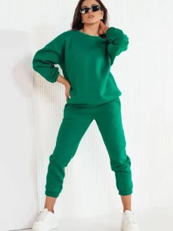 Komplety Dresowe Damskie>Dstreet Komplet damski dresowy ARIELLA PREMIUM zielony AY0781