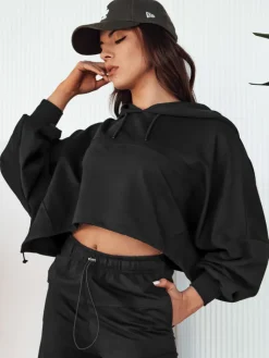 Komplety Dresowe Damskie>Dstreet Komplet damski dresowy BISTAN czarny AY1013