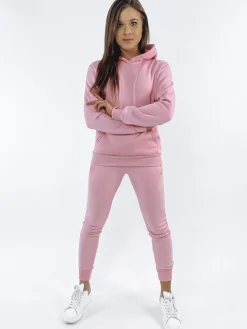 Komplety Dresowe Damskie>Dstreet Komplet damski dresowy DRESSLILY różowy AY0327