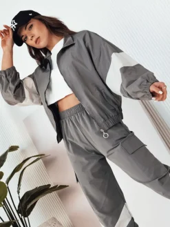 Komplety Damskie|Komplety Dresowe Damskie>Dstreet Komplet damski dresowy HAROL ciemnoszary AY1022