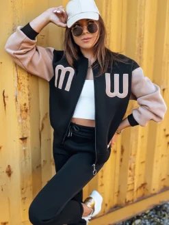 Komplety Dresowe Damskie>Dstreet Komplet damski dresowy MALWA czarny AY0768